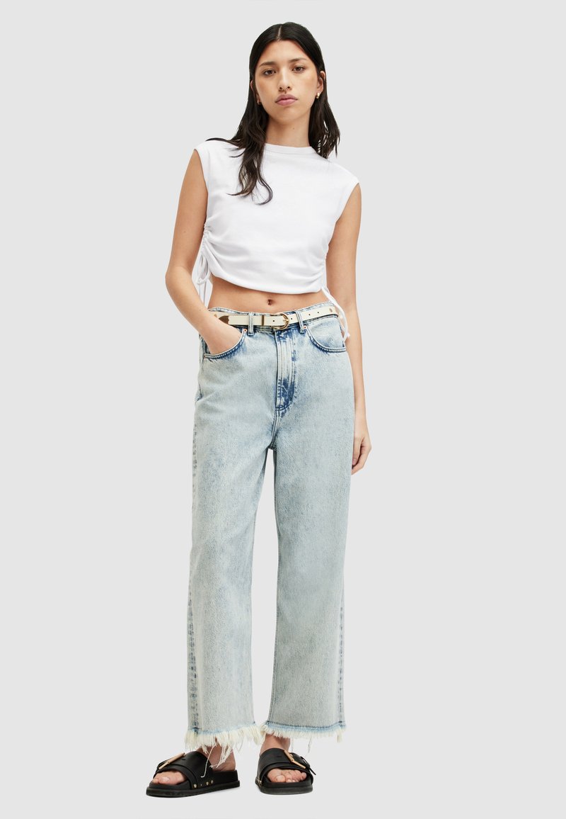 AllSaints SONNY - Camiseta estampada - chalk white