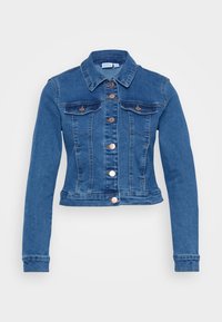 VMLUNA SLIM JACKET MIX  - Jeansjakke - medium blue denim