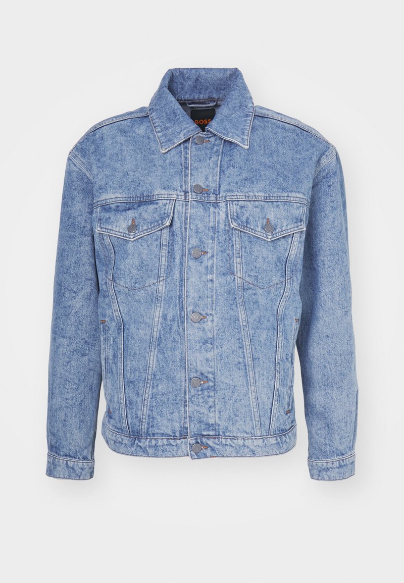 Boss Spijkerjas turquoise