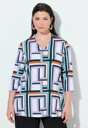 SLINKY GRAFISCHES DESIGN 3/4-ARM - Langærmet T-shirt - snow white