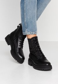 Zign by Zalando - LEATHER - Stivali da neve  - black Immagine in miniatura 1