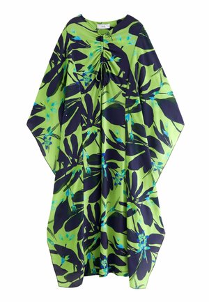 Maxiklänning - green and navy floral