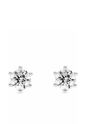 ZIRKONIA - Øreringe - silber-collured