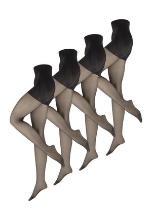 4-PACK FEIN - Tights - schwarz