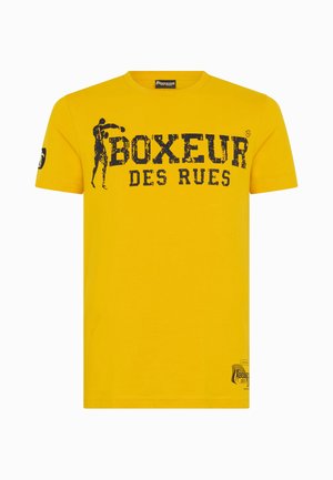 Boxeur Des Rues, BOXEUR DES RUES T-SHIRT BOXEUR STREET 2 - T-Shirt print - mustard-