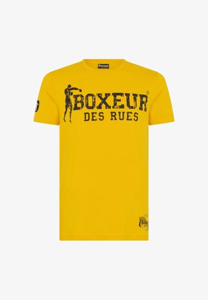 Boxeur Des Rues, BOXEUR DES RUES T-SHIRT BOXEUR STREET 2 - T-shirt con stampa - mustard-