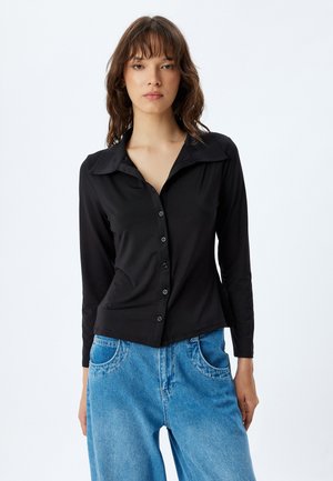 Koton SLIM BASIC  - Overhemdblouse - black
