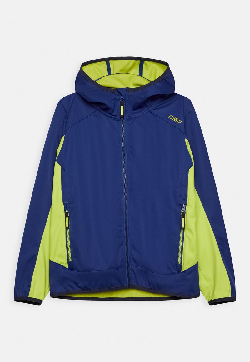 CMP KID FIX HOOD UNISEX - Casaco softshell - electric-acido
