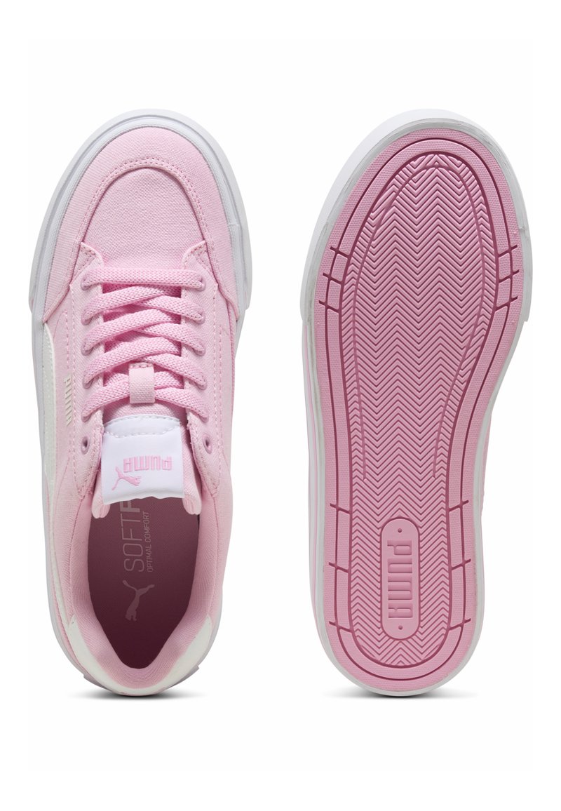 Puma COURT CLASSIC VULC PLATFORM SNEAKERS - Tenisky - pink shimmer- white