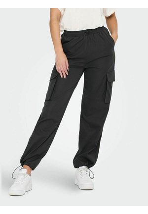 ONLY CASHI NOOS - Pantalones cargo - raven