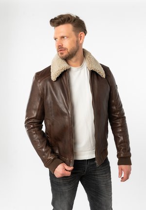 Leren jas - brown