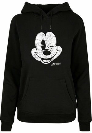 ABSOLUTE CULT, MICKEY MOUSE - DISTRESSED - Sweat à capuche - black