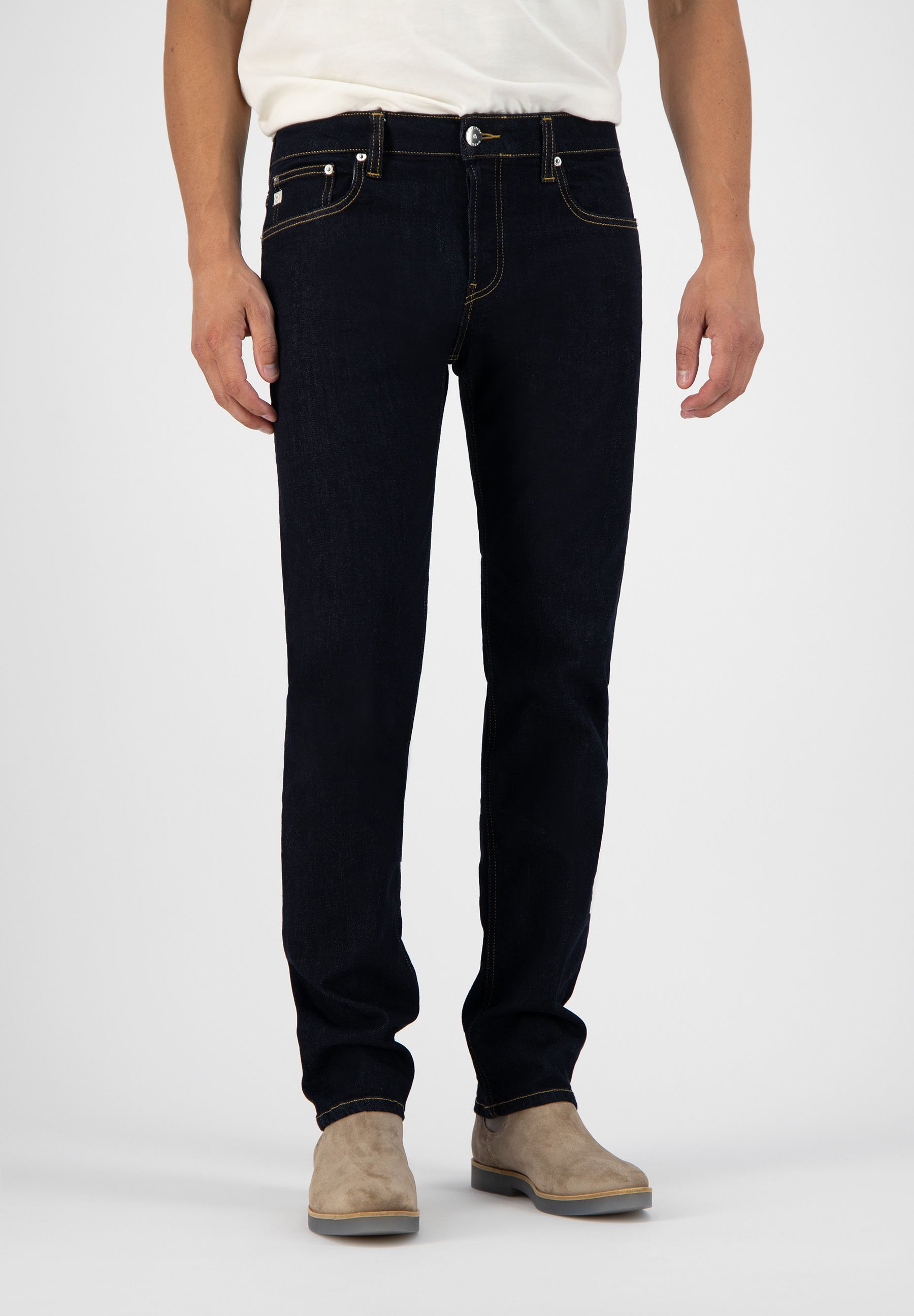MUD Jeans REGULAR BRYCE - Straight leg jeans - Strong Blue/Donkerblauw -  Zalando.nl
