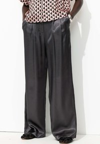 Promod Pantalon classique - gris foncé