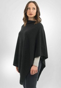 Dalle Piane Cashmere BLEND - Pončo - antracite