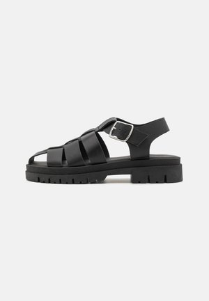 LEATHER - Sandalen - black