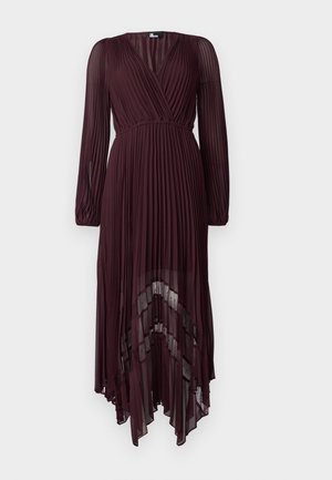 The Kooples ROBE - Robe longue - burgundy