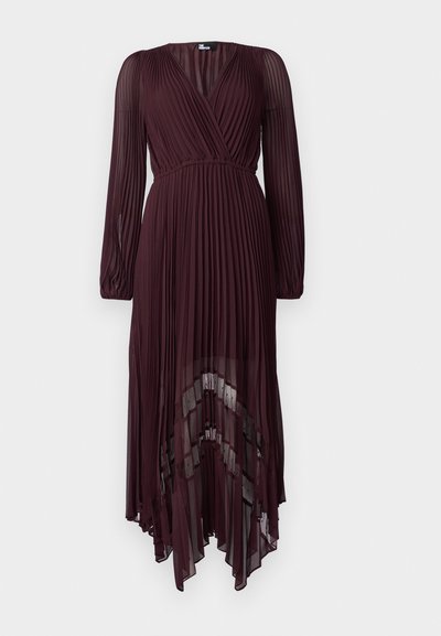 The Kooples ROBE - Robe longue - burgundy