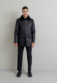 STUDIO ID BURGALESE - Leren jas - black