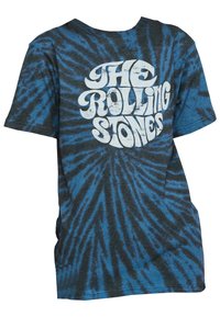 Paradiso Clothing THE ROLLING STONES 70S BAND DIP DYE - Print T-shirt - black