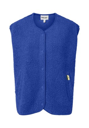 Pieces, PCKATTY TEDDY VEST NOOS BC - Veste sans manches - dazzling blue