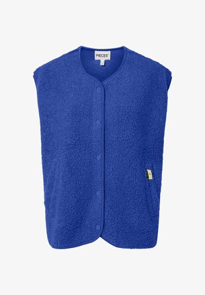 Pieces, PCKATTY TEDDY VEST NOOS BC - Veste sans manches - dazzling blue