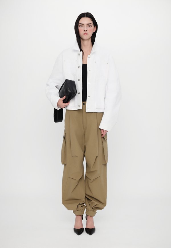 ICON DOUBLE POCKETS PANT - Cargo trousers - kaki3