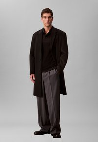 Calvin Klein SS CHEST EMB - Polo marškinėliai - black