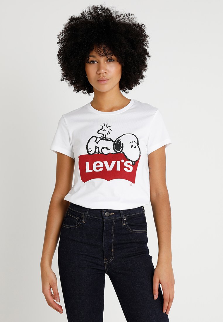 camiseta levis peanuts mujer