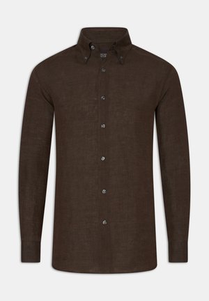 Oscar Jacobson SIGNATURE - Shirt - brown elk