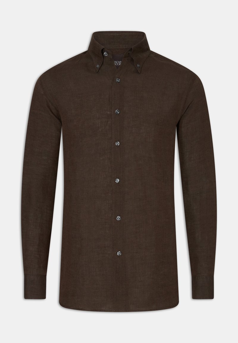 Oscar Jacobson SIGNATURE - Chemise - brown elk/marron - ZALANDO.FR