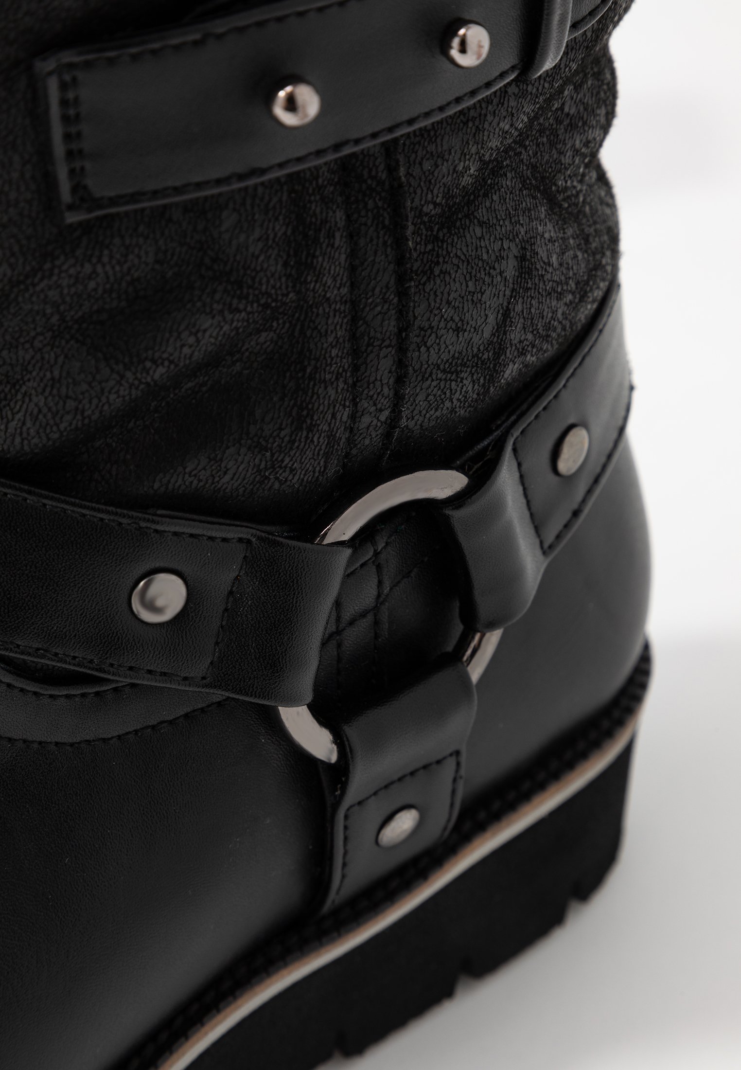 Simply Be WIDE FIT ZOE LINED BIKER BOOT Cowboy Simply Be WIDE FIT ZOE LINED BIKER BOOT Cowboy