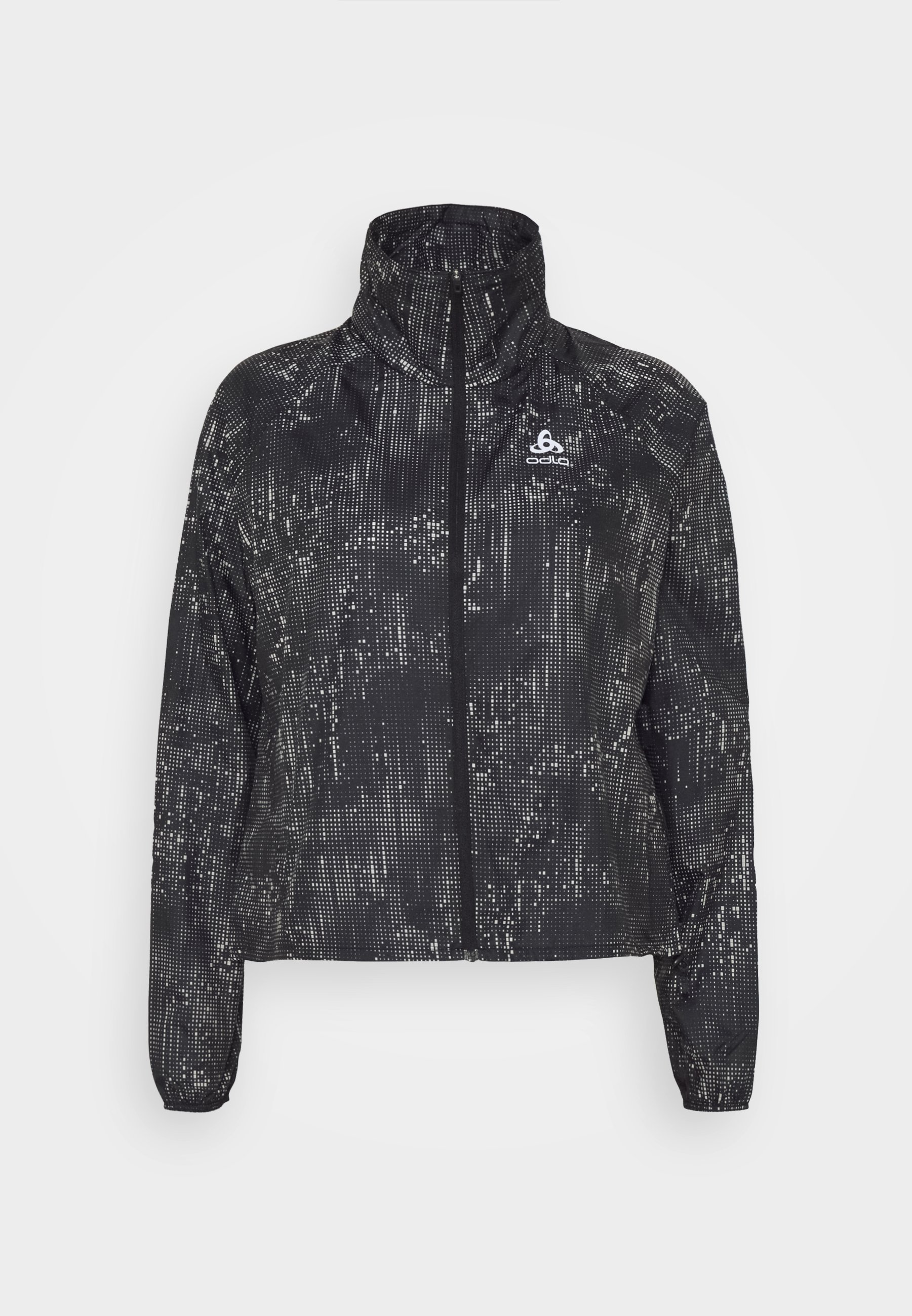 JACKET ZEROWEIGHT PRINT Löparjacka black JACKET ZEROWEIGHT PRINT Löparjacka black
