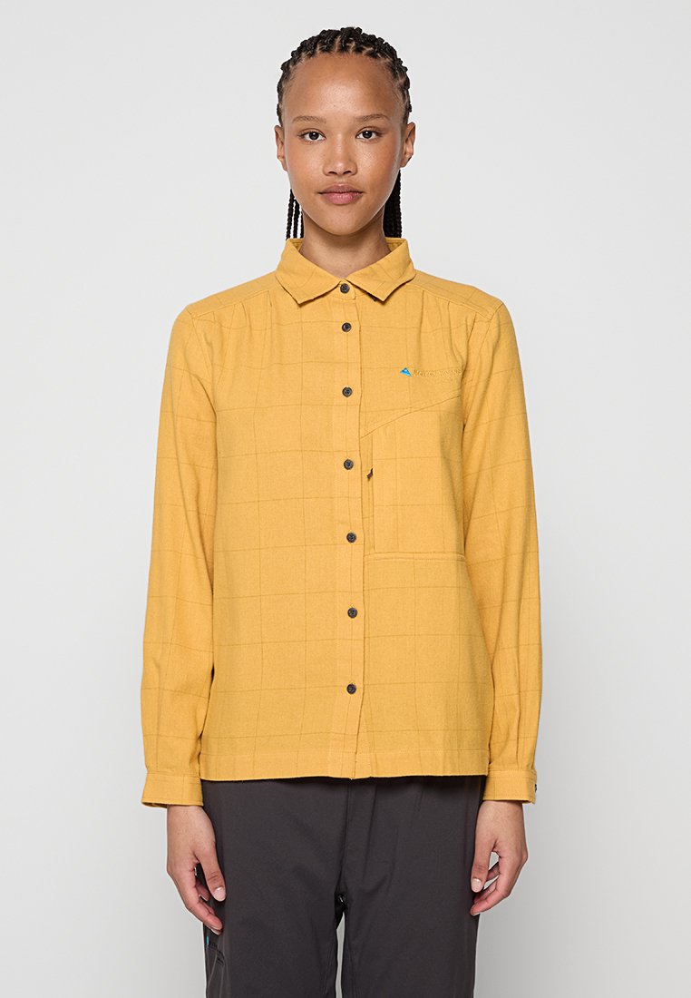 Klättermusen Overhemdblouse geel Klättermusen Overhemdblouse geel