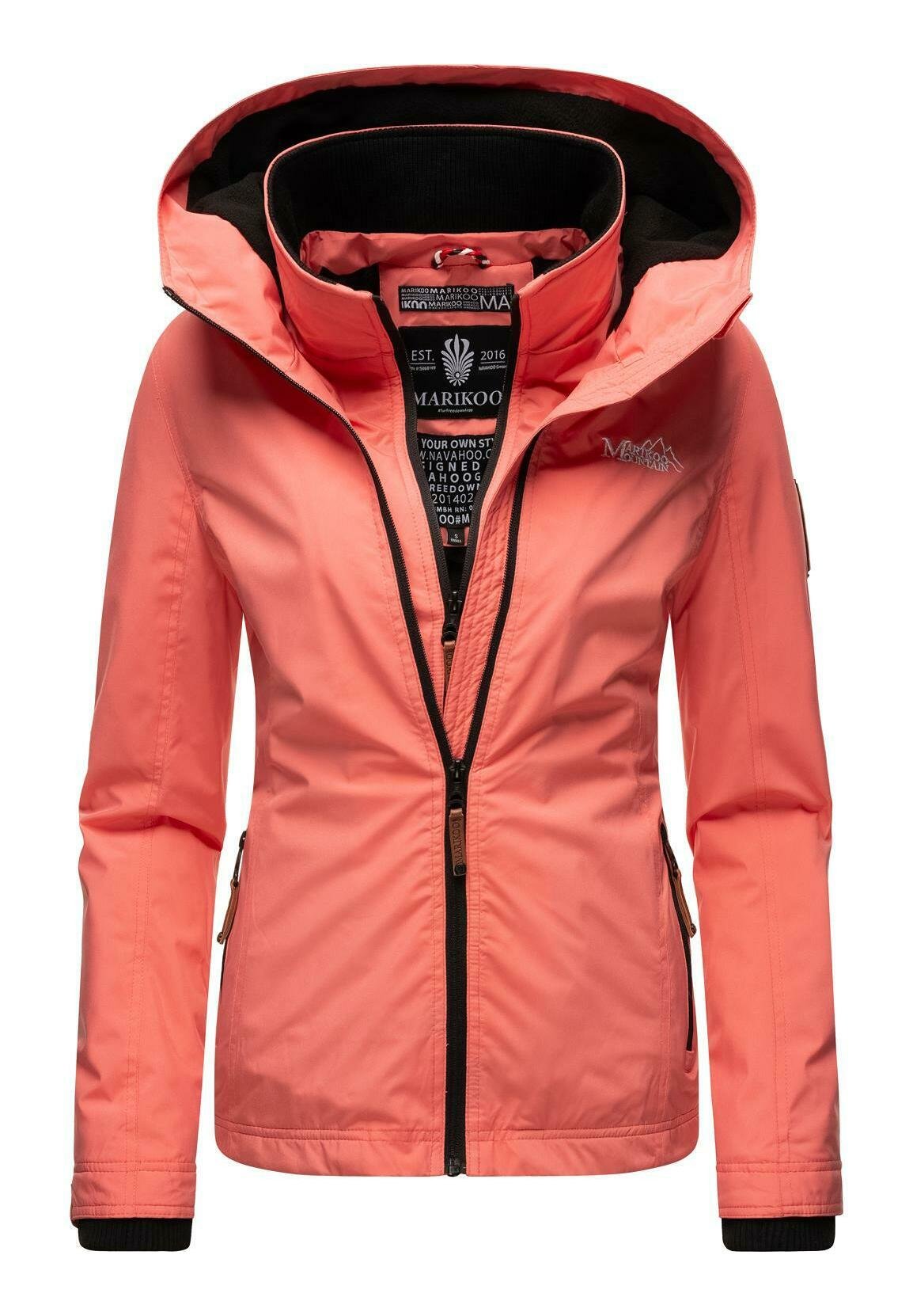 Marikoo ERDBEERE Outdoorjacke rose coral/rosa meliert Zalando