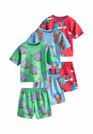 3 PACK SET - Pyžamová súprava - blue/green/red dino digger and lobster mixed