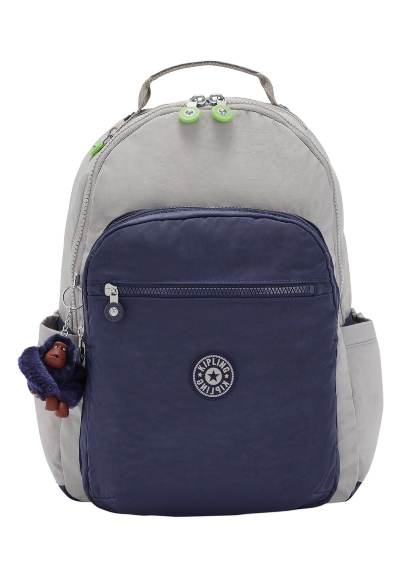 Kipling BACK TO SEOUL LAPTOPFACH - Mochila escolar - playful grey