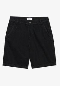 Denim shorts - black denim