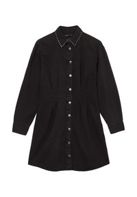 Calliope AVEC CLOUS - Robe en jean - noir