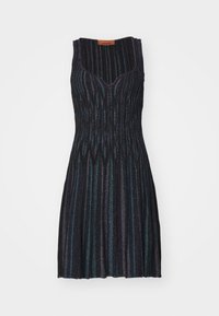 SLEEVELESS SHORT DRESS - Džemperkleita - dark tones/multicolor