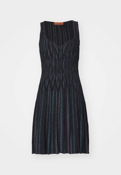 Missoni SLEEVELESS SHORT DRESS - Džemperkleita - dark tones/multicolor