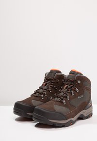 HI-TEC STORM WP - Hikingschuh - dark chocolate/dark taupe/burnt orange