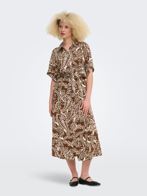 ONLY KLEID ONLSAFA LANGES KLEID - Robe longue - cappuccino