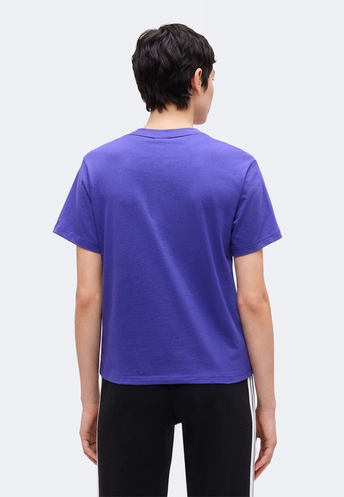 adidas ESSENTIALS SMALL LOGO - Basic T-shirt - pure purple/white — photo 3