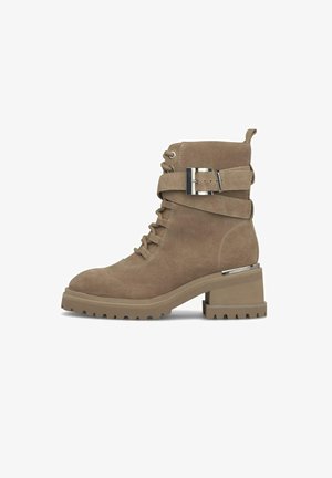 Alma en Pena, Bottines de cowboy / motard - light brown