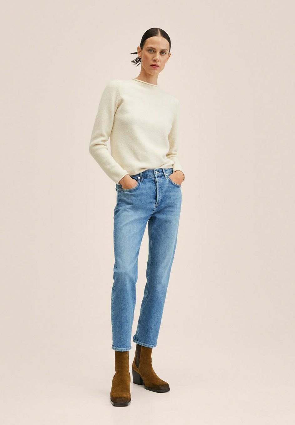 Mango MAR - Straight leg jeans - bleu moyen/blue - Zalando.co.uk