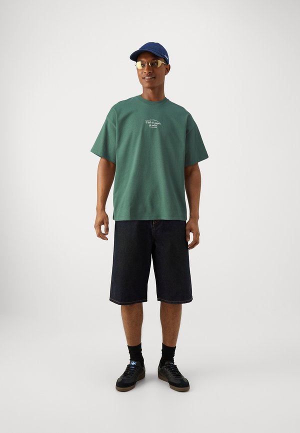 SLHBOXY CAFÉ TEE - Print T-shirt3