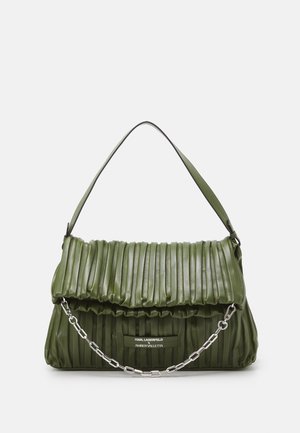 KL X AMBER VALLETTA PLEATED FOLDED TOTE - Shopping Bag - green