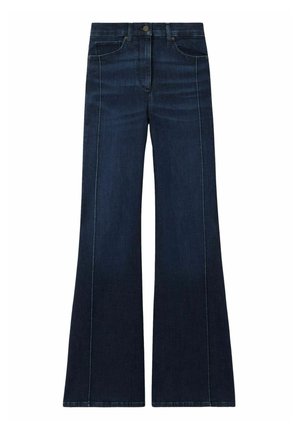Reiss PETITE FIT - HEATHER STRETCH  WIDE - Platėjantys džinsai - dark blue