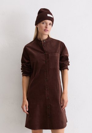 STYLE SHORT LENGTH LONGSLEEVE POCKET - Blousejurk - black cherry